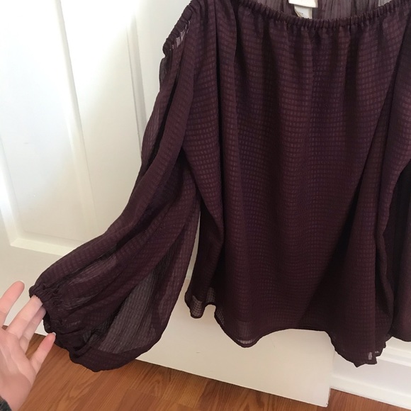 H&M Maroon Blouse - Picture 2 of 4
